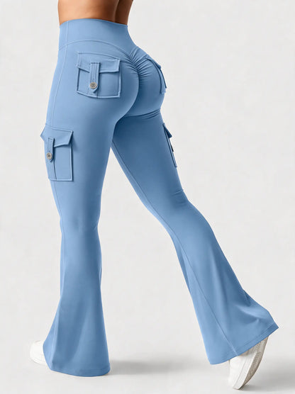 Zovella Sculpted Flared Leggings