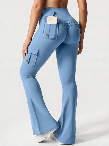Zovella Sculpted Flared Leggings