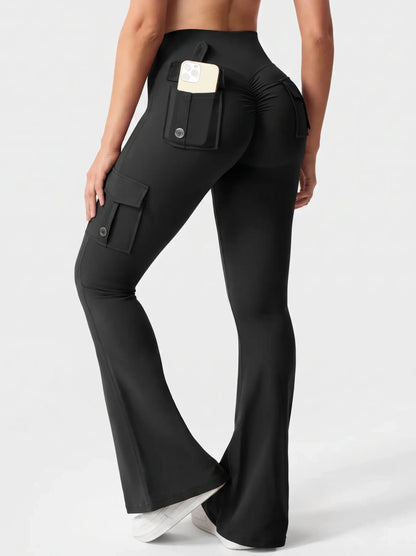 Zovella Sculpted Flared Leggings