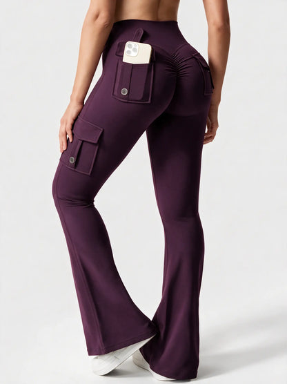 Zovella Sculpted Flared Leggings