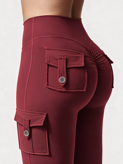 Zovella Sculpted Flared Leggings