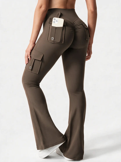 Zovella Sculpted Flared Leggings