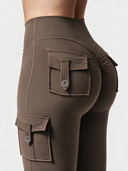 Zovella Sculpted Flared Leggings