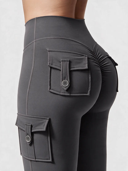 Zovella Sculpted Flared Leggings