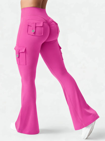 Zovella Sculpted Flared Leggings