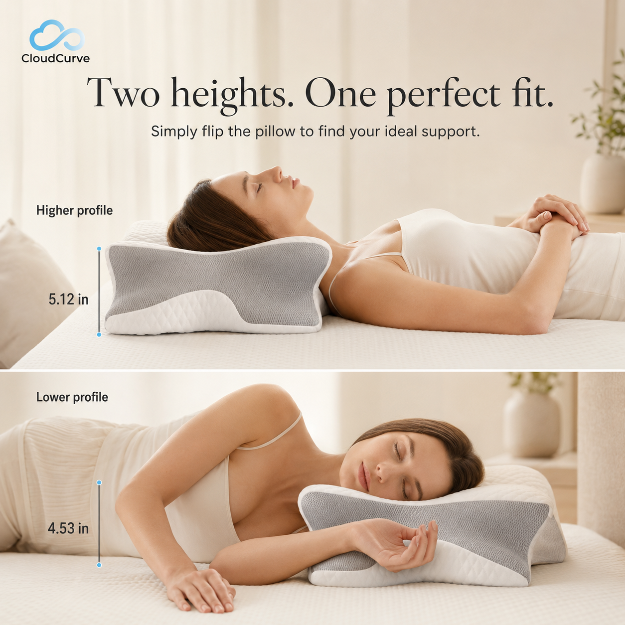 CloudCurve Cervical Pillow