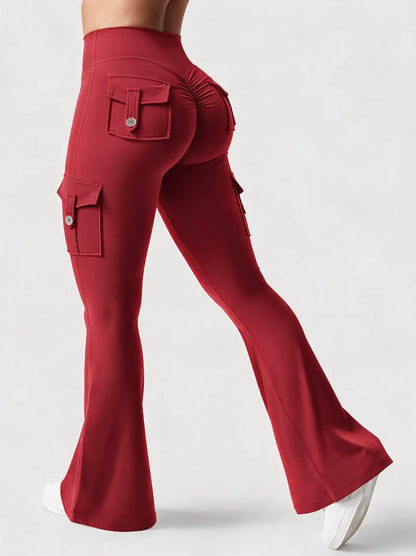 Zovella Sculpted Flared Leggings